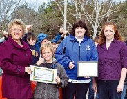 Walkerton Toyota donated $3,000 to construction of an outdoor classroom at Brookside Public School.