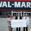 Walmart Canada once again helped meet the needs of Goderich and area residents by supporting United Way of Perth Huron’s annual campaign. When the campaign lagged behind earlier this year, Walmart stepped up to the plate to be part of ensuring needed services from 22 agencies are available in Perth and Huron communities. Goderich and area was hit with a devastating tornado Aug. 21, 2011 and since that time United Way agencies have been working to serve the needs of people.  With Walmart’s generous donation of $5,000 and its commitment to helping families in need, United Way was able to reach campaign goal of $1,052,011. On hand for the recent cheque presentation were: Elaine Osborne, executive director of Big Brothers Big Sisters North Huron, which is a local agency that receives support; Ryan Erb, who is executive director of United Way of Perth Huron, and; Michael Tapping, who is manager of Walmart’s Goderich store.