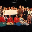 Margie MacLennan, a Bruce Power employee who lives just outside of Goderich, poses with the cast of Red Sails in the Sunset on opening night for the production at the Goderich Little Theatre recently. Bruce Power provided a $5,000 sponsorship to fund the production put on by the local theatrical group at a time when local businesses are focusing on rebuilding in the community following last August’s devastating tornado. The musical, written locally with years of historical research, allowed patrons to experience Goderich in the 1950s through the kaleidoscope of love, loss, and challenge told through story, song and dance.