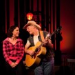 Rebecca Auerbach as Caroline and JD Nicholsen as Johnny in Dear Johnny Deere, now on stage at the Blyth Festival. Photo by Terry Manzo