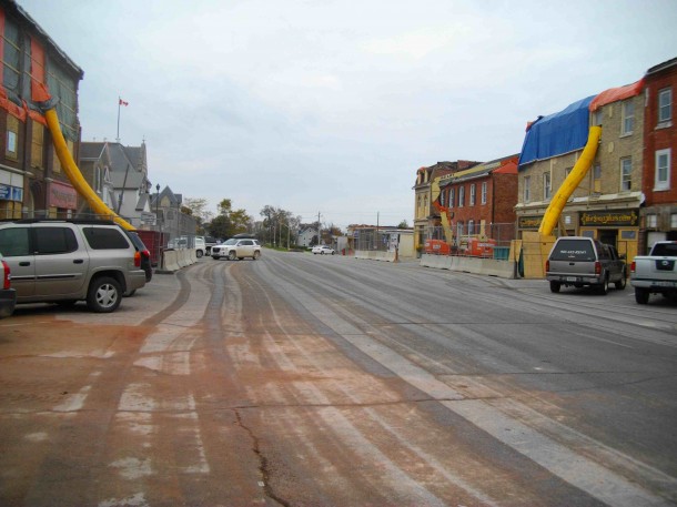 West Street in Goderich during the rebuild after the tornado. File photo.