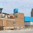 File photo of tornado damage to an office building at Sifto's salt mine.