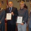 Mayor Deb Shewfelt, Dan Stringer, Tom Fincher and Administrator / Clerk Larry McCabe.